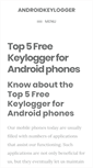 Mobile Screenshot of keyloggerandroid.com